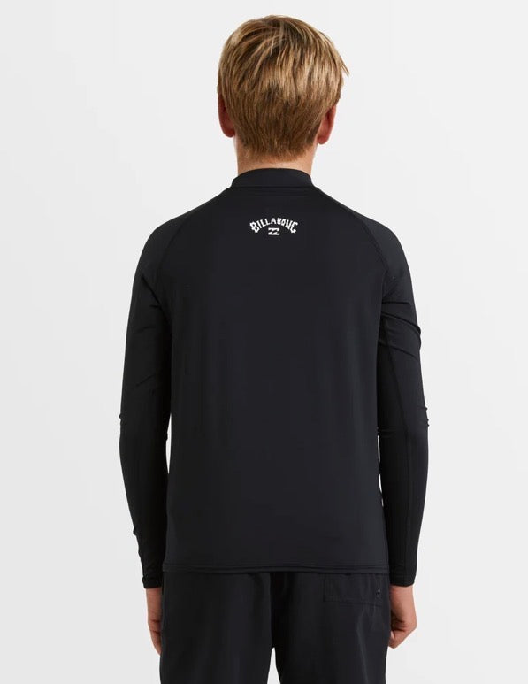 BILLABONG-ALL DAY ARCH L/S RASHIE|BLACK