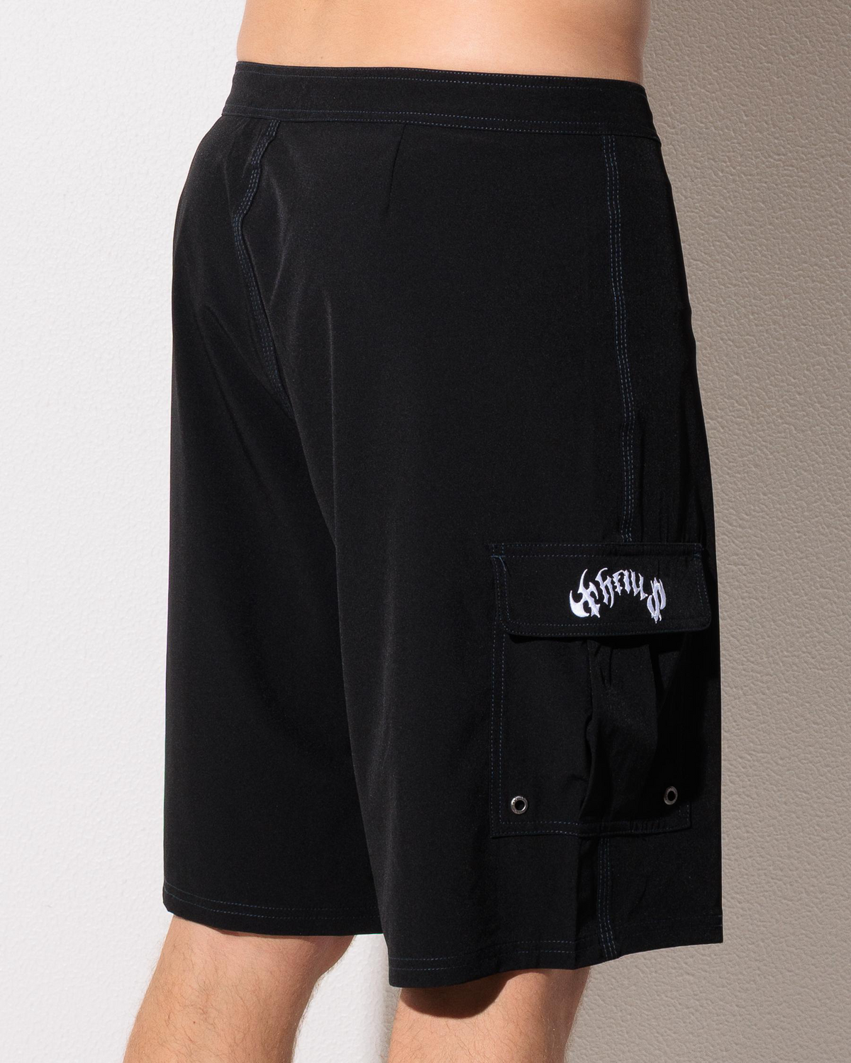 THRILLS — STAGGER BOARDSHORT BLACK