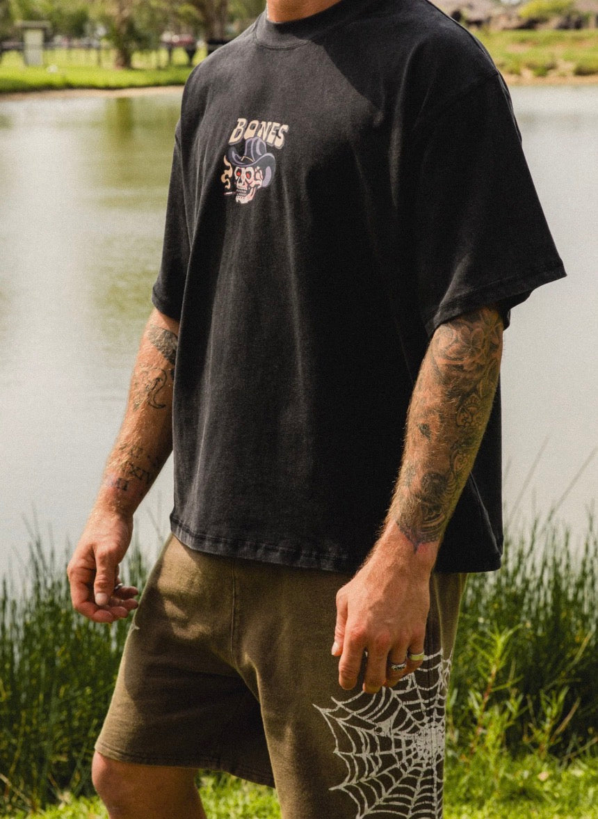 BILLY BONES -
FLASH CLUB 7.0 TEE / WASHED BLACK