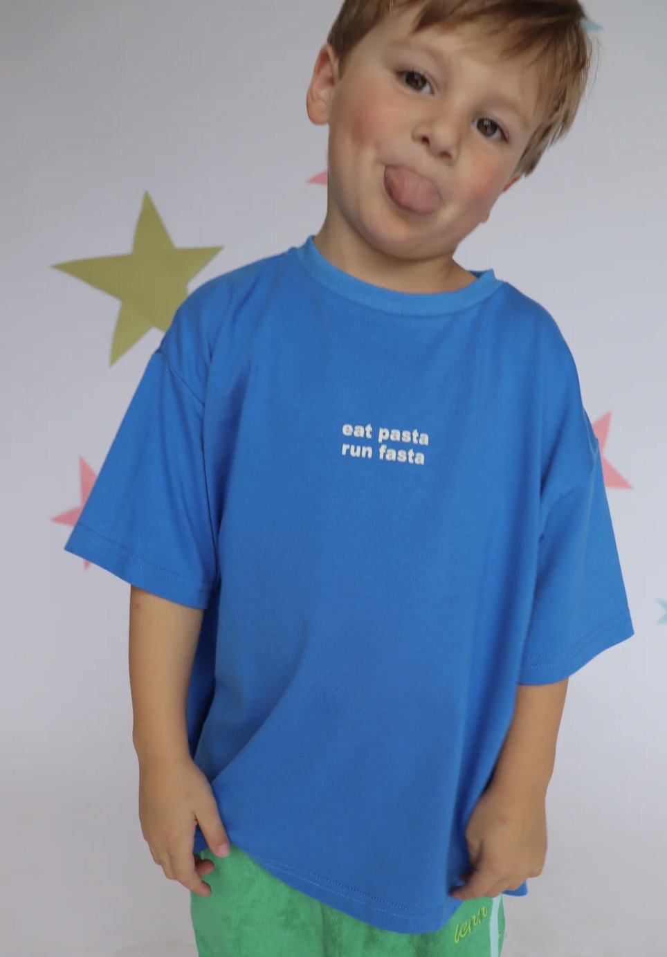 LENN LABEL - PASTA TEE BLUE