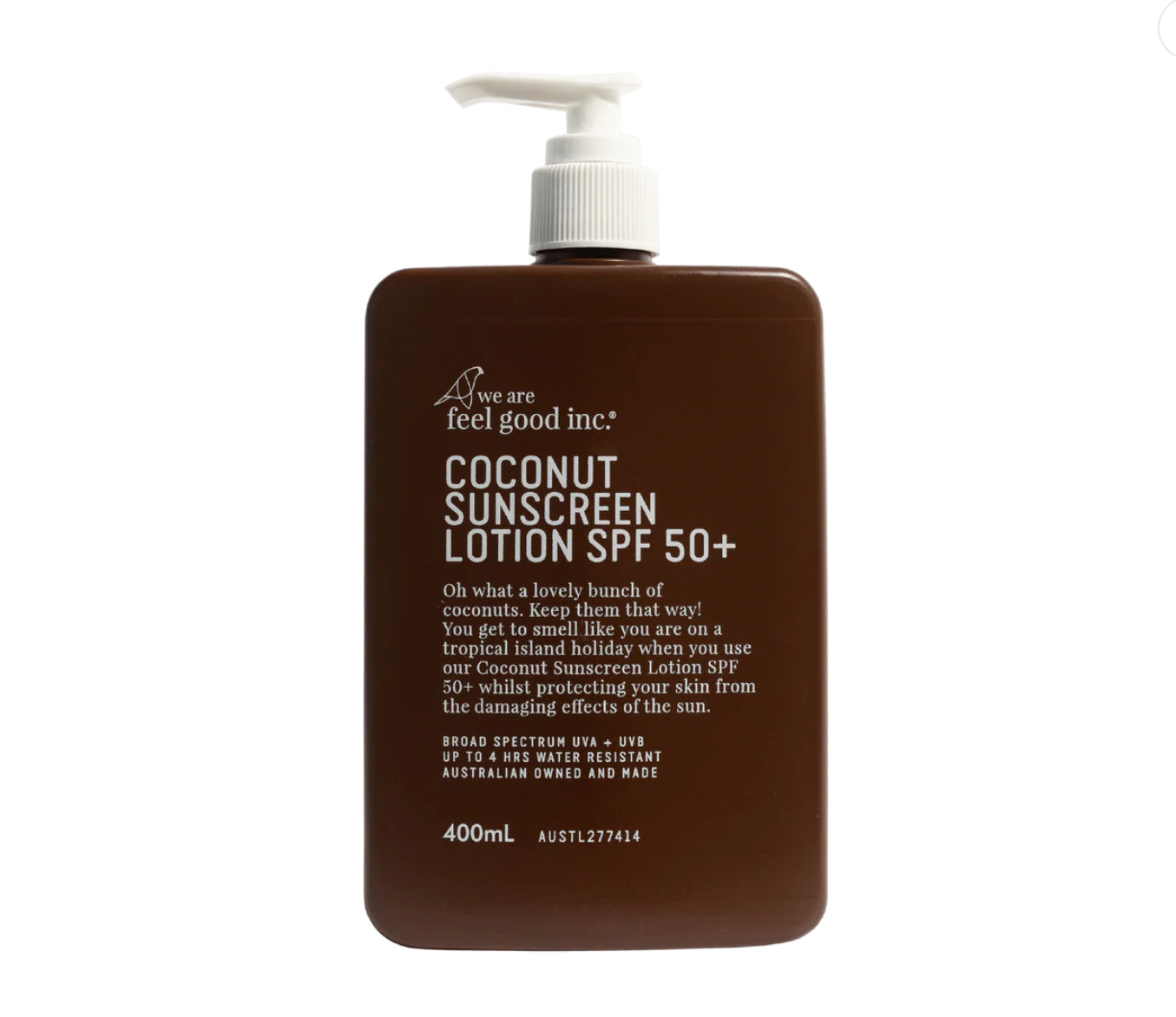 FEEL GOOD INC - COCONUT SUNSCREEN LOTION SPF50+