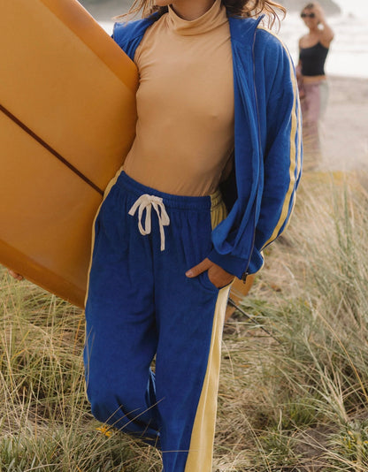 ATMOSEA - APRES SURF PANT BLUE / YELLOW