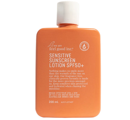 FEEL GOOD INC - SENSITIVE SUNCREEN LOTION SPF50+