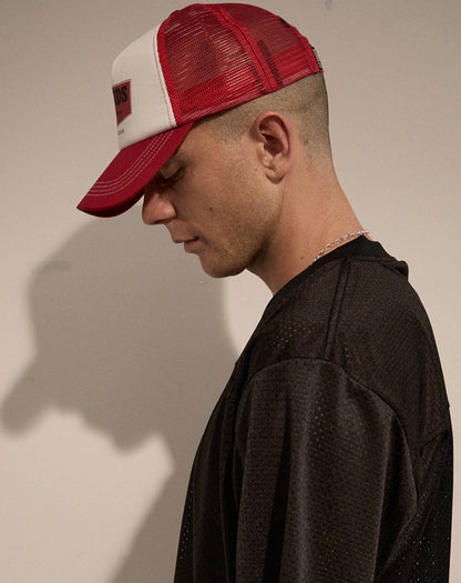 AFENDS - TROPHY TRUCKER CAP | KETCHUP