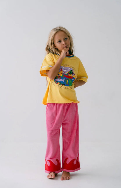 SPICY DUGONG-Fish Life Yellow Tee