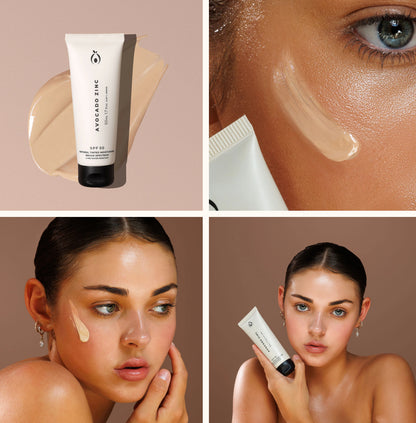 AVOCADO ZINC - SPF 50 NATURAL TINTED MOISTURISER