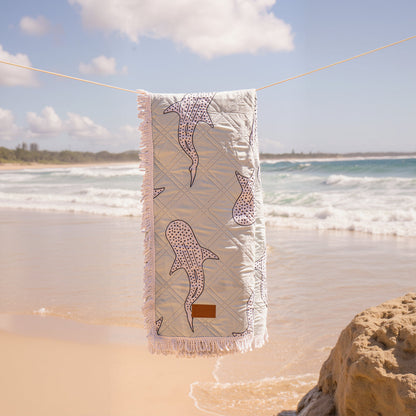 XANTO — SAND FREE BEACH & PICNIC RUG | SHARKS