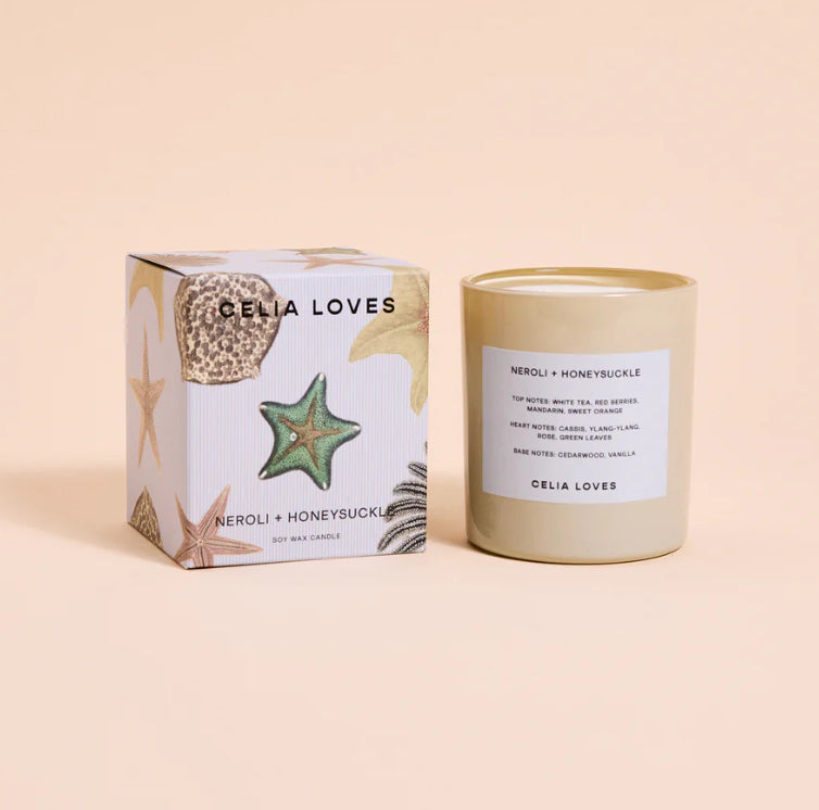 CELIA LOVES - CANDLE NEROLI & HONEYSUCKLE | 395g