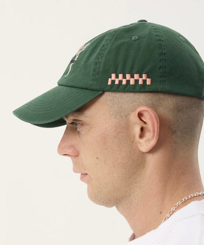 AFENDS | REAL LIFE SIX PANEL CAP - PINE