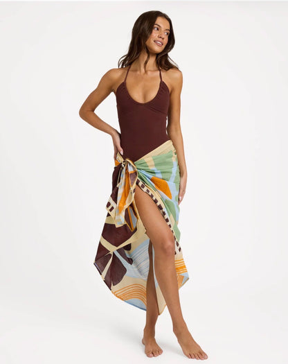ROXY - BELLA SARONG | PEBBLE