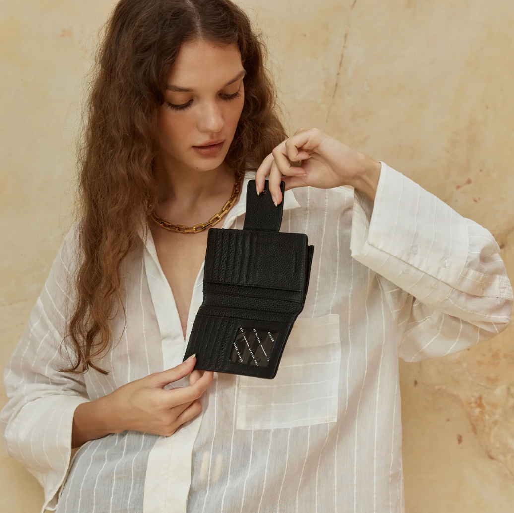 STATUS ANXIETY - RUINS WALLET | BLACK