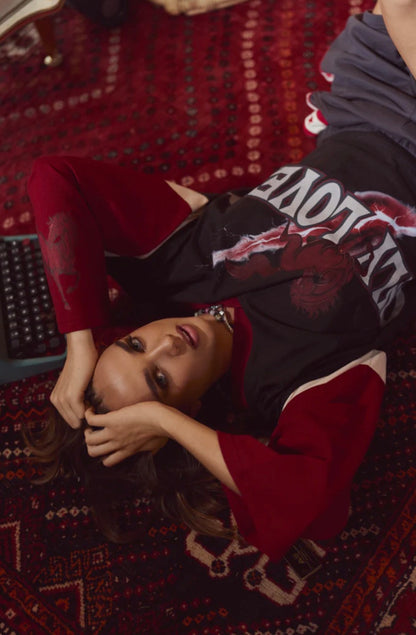 ONLY LOVERS LEFT - MUSTANG BOXY LONG SLEEVE TEE