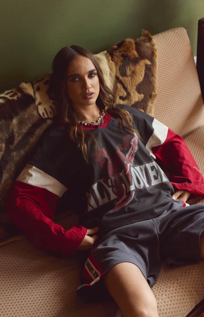 ONLY LOVERS LEFT - MUSTANG BOXY LONG SLEEVE TEE
