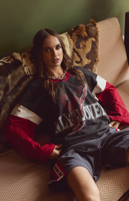 ONLY LOVERS LEFT - MUSTANG BOXY LONG SLEEVE TEE