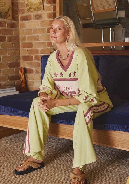 ONLY LOVERS LEFT - SURF LEAGUE JERSEY | PISTACHIO