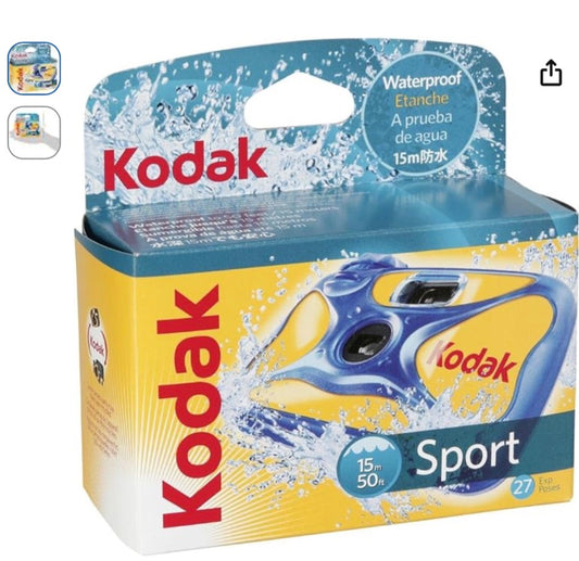 KODAK-Sport Waterproof Disposable Camera 35mm