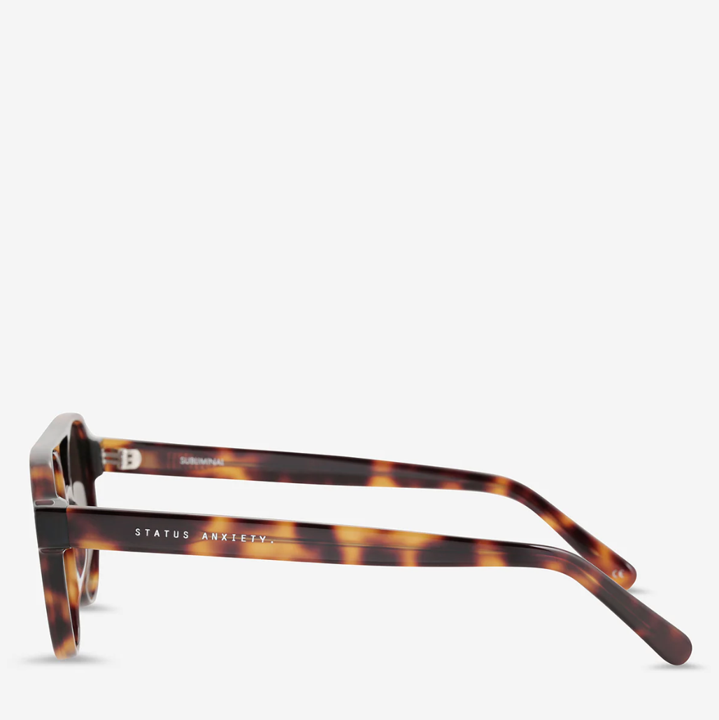 STATUS ANXIETY - SUBLIMINAL SUNGLASSES | BROWN TORT