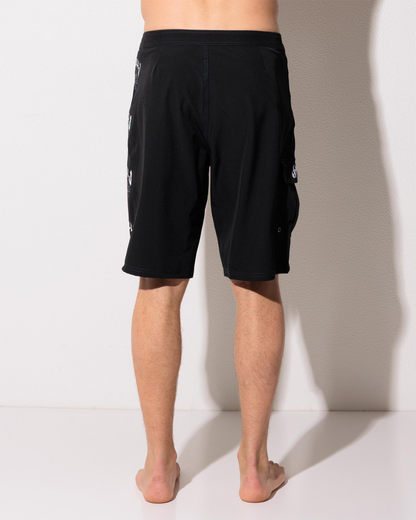 THRILLS — STAGGER BOARDSHORT BLACK