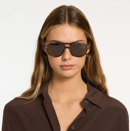 STATUS ANXIETY - SUBLIMINAL SUNGLASSES | BROWN TORT