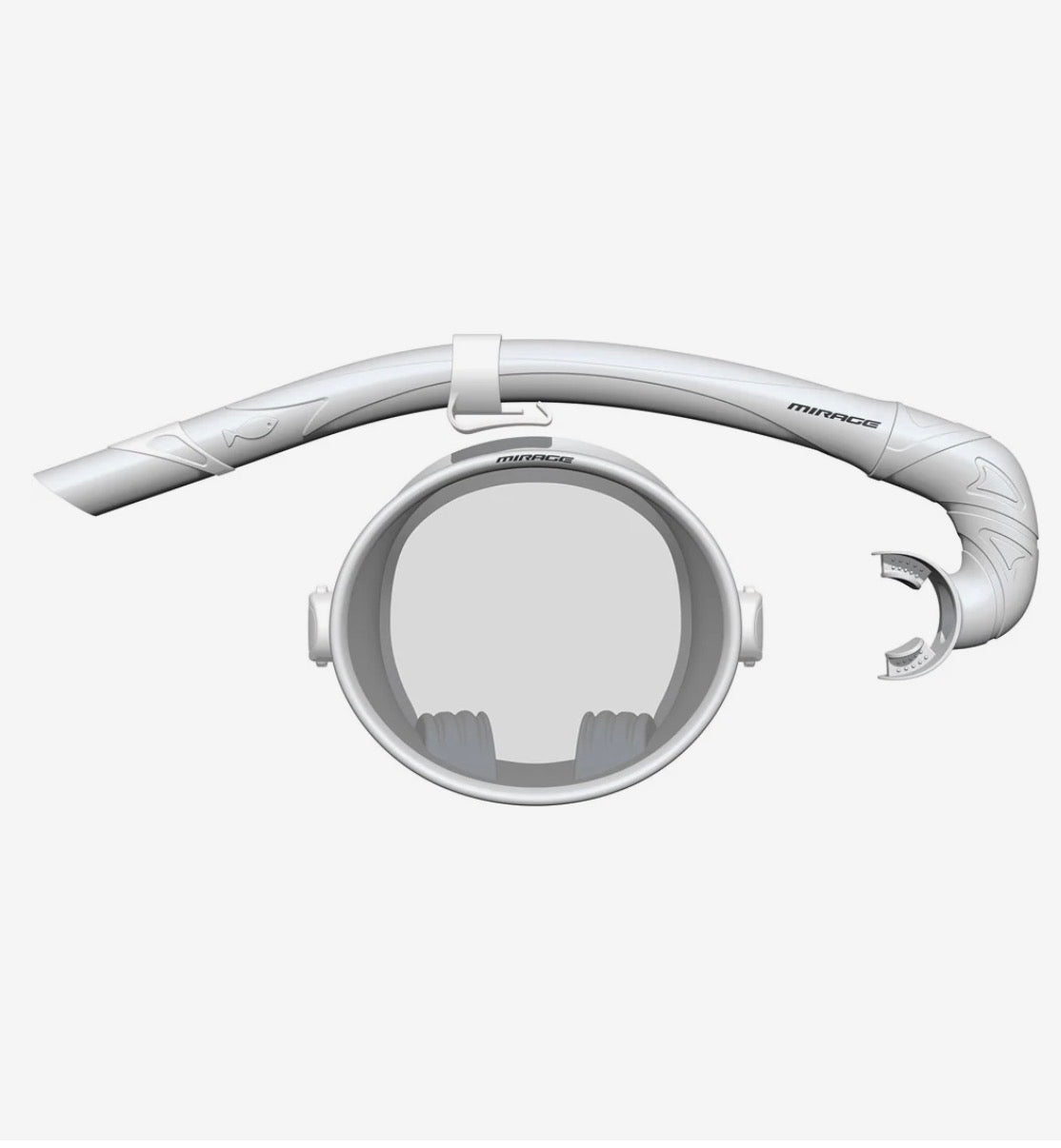 MIRAGE- Oceania Adult SiliconeSnorkel Set