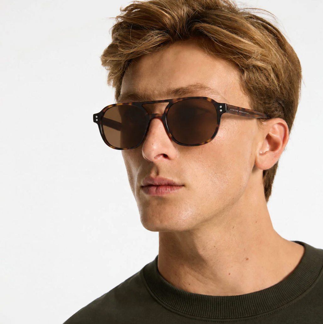 STATUS ANXIETY - SUBLIMINAL SUNGLASSES | BROWN TORT