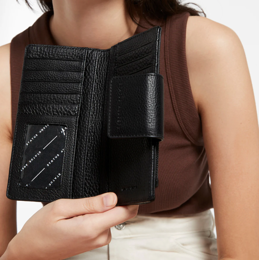 STATUS ANXIETY - RUINS WALLET | BLACK
