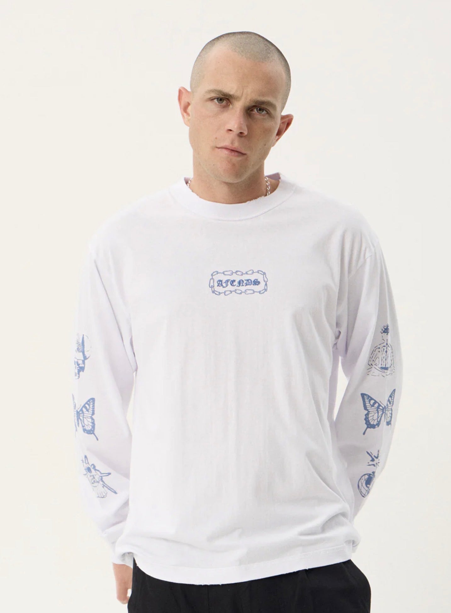 AFENDS | SPIRITUAL - BOXY LONG SLEEVE TEE