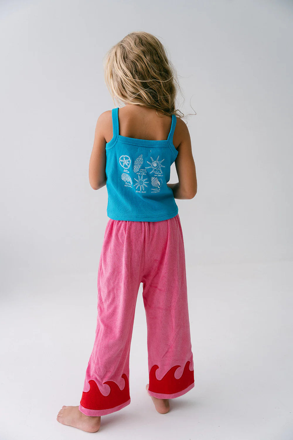 SPICY DUGONG - WAVE TERRY PANTS - CORAL CRUSH