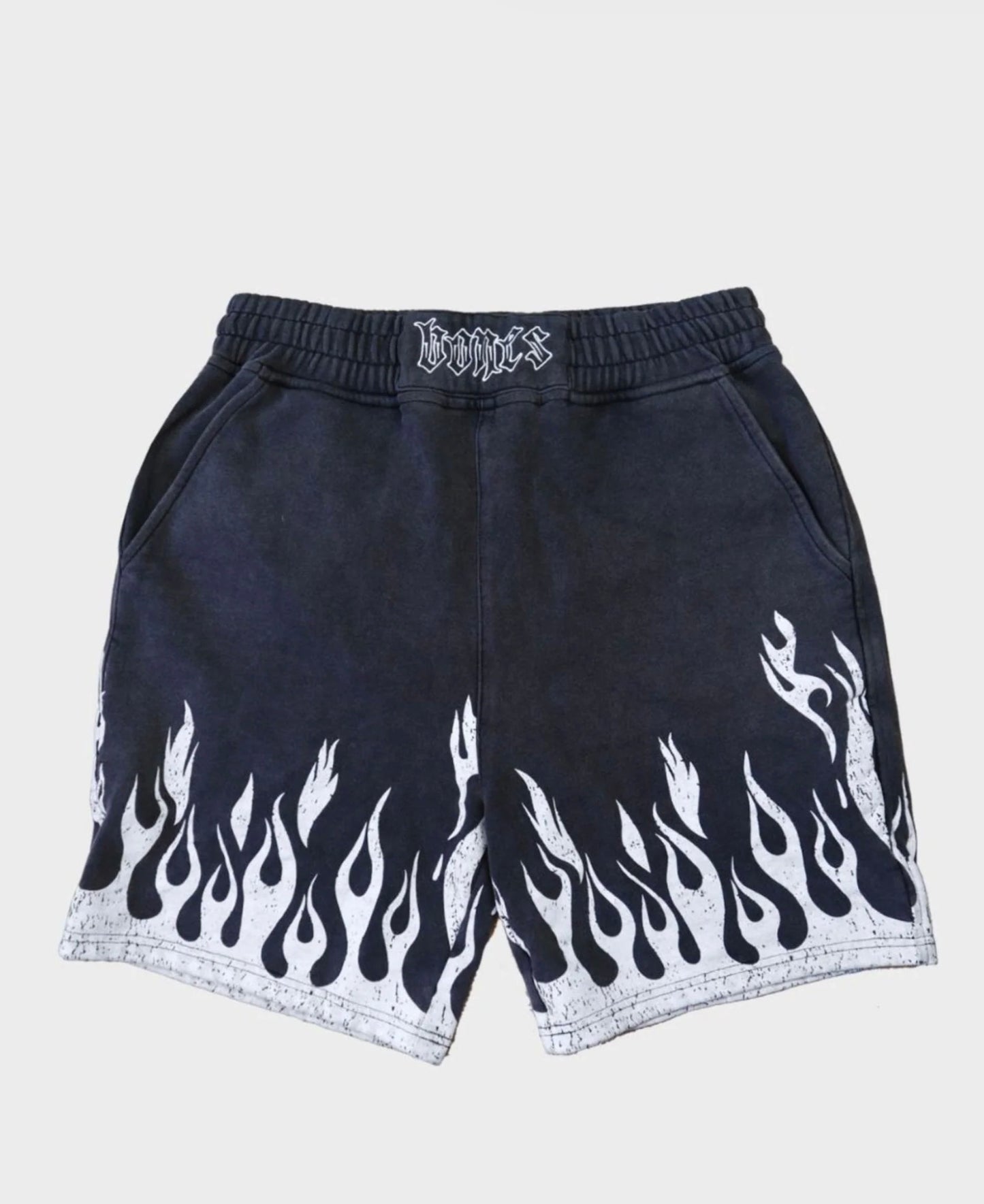 BILLY BONES - BURNER JERSEY SHORTS / WASHED BLACK