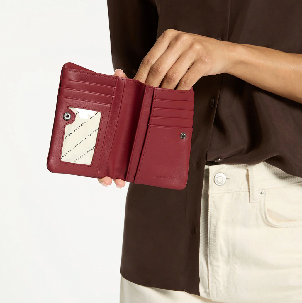 STATUS ANXIETY - IS NOW BETTER WALLET | ROUGE NAPPA