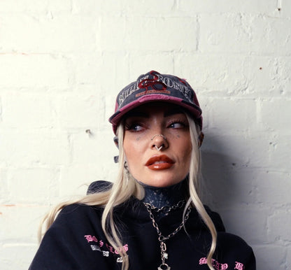 Billy Bones-Serpent Machine Cap-Washed Red