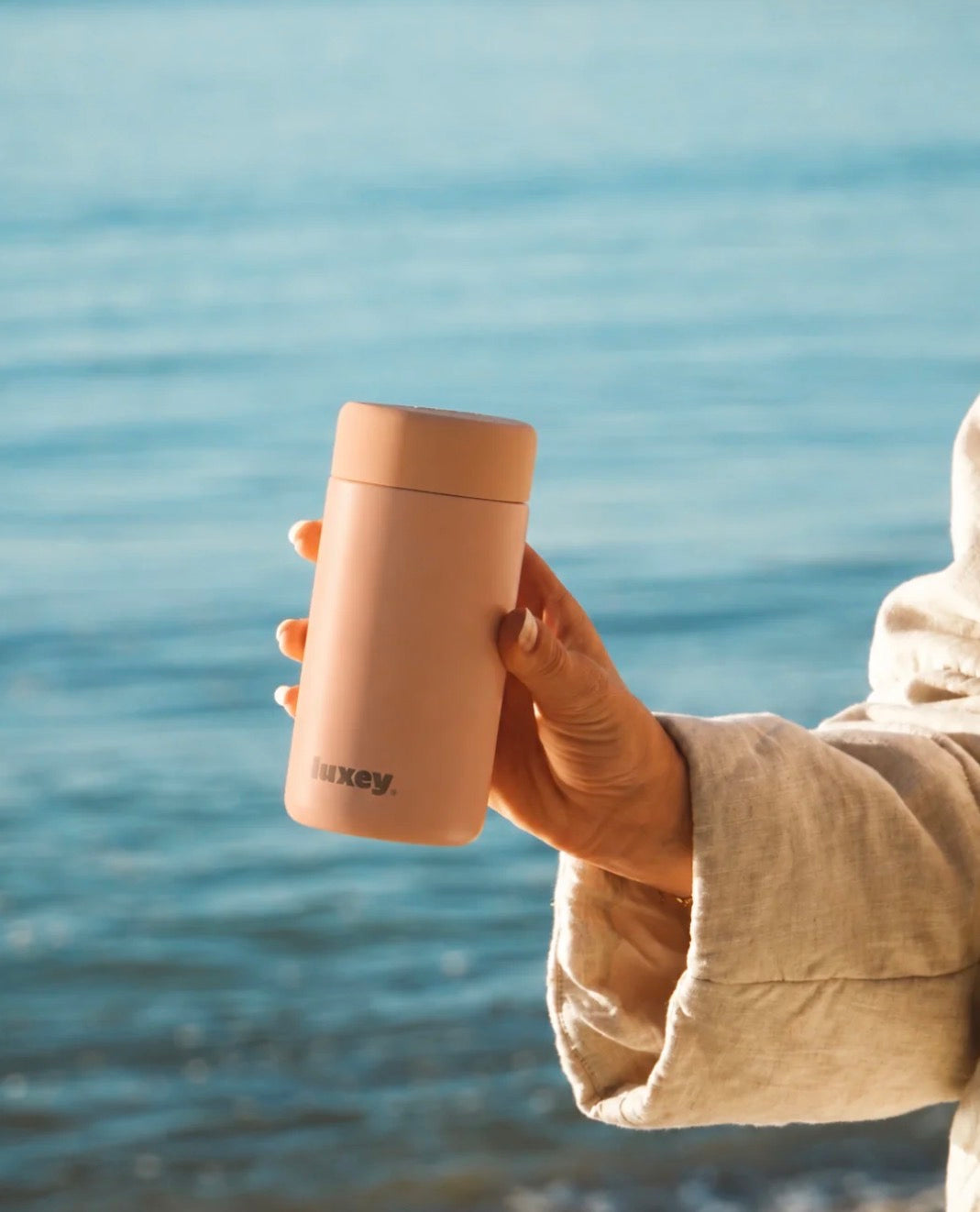 LUXEY - STAINLESS STEEL REUSESBLE CUP 12OZ | TERRA