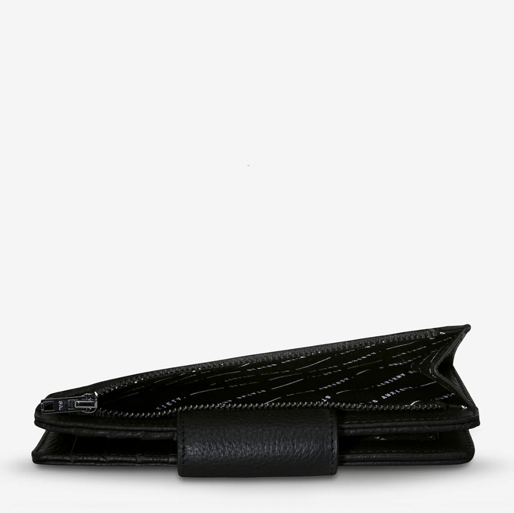 STATUS ANXIETY - RUINS WALLET | BLACK