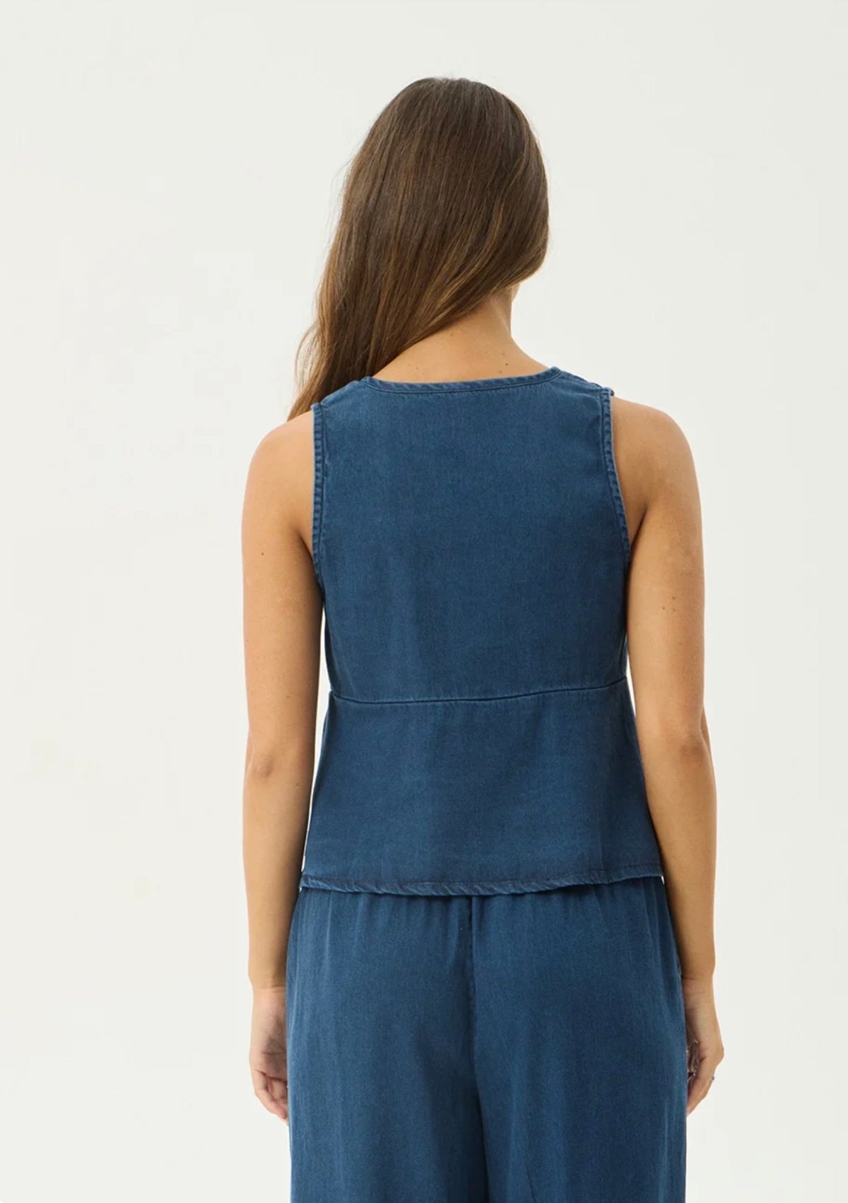 AFENDS PALMER SLEEVELESS TOP | INK