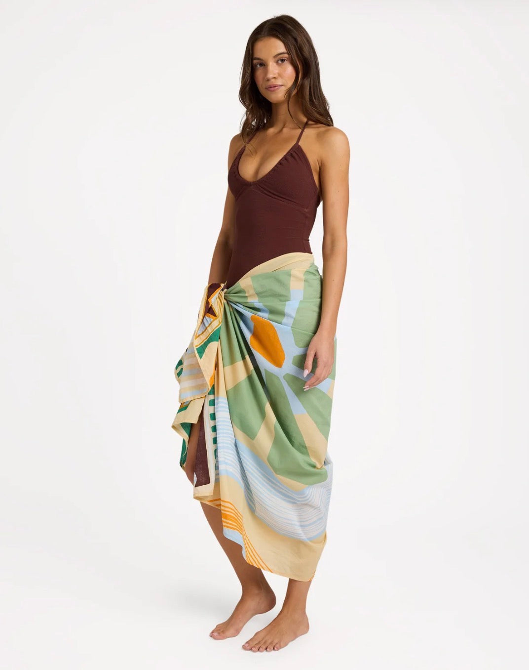 ROXY - BELLA SARONG | PEBBLE