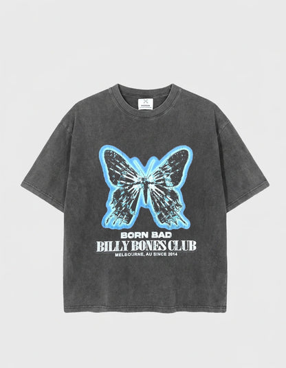 BILLY BONES - BORN BAD BOX TEE / WASHED BLACK