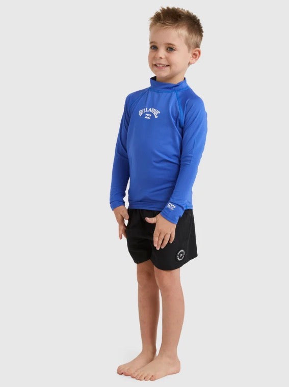 BILLABONG-GROM ALL DAY ARCH L/S RASHIE|COBALT