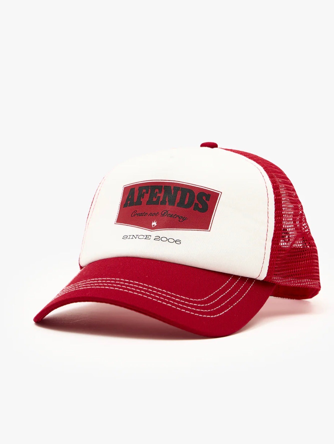 AFENDS - TROPHY TRUCKER CAP | KETCHUP