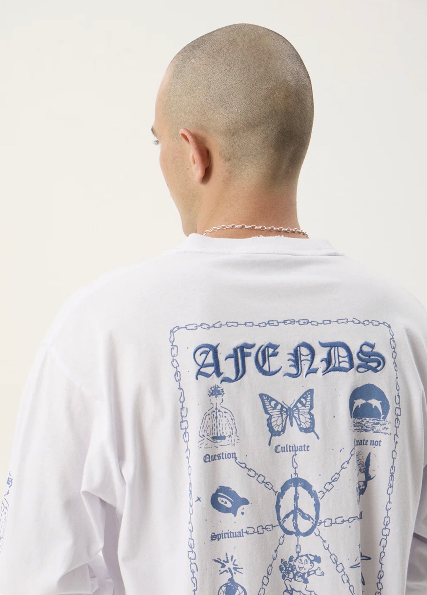 AFENDS | SPIRITUAL - BOXY LONG SLEEVE TEE