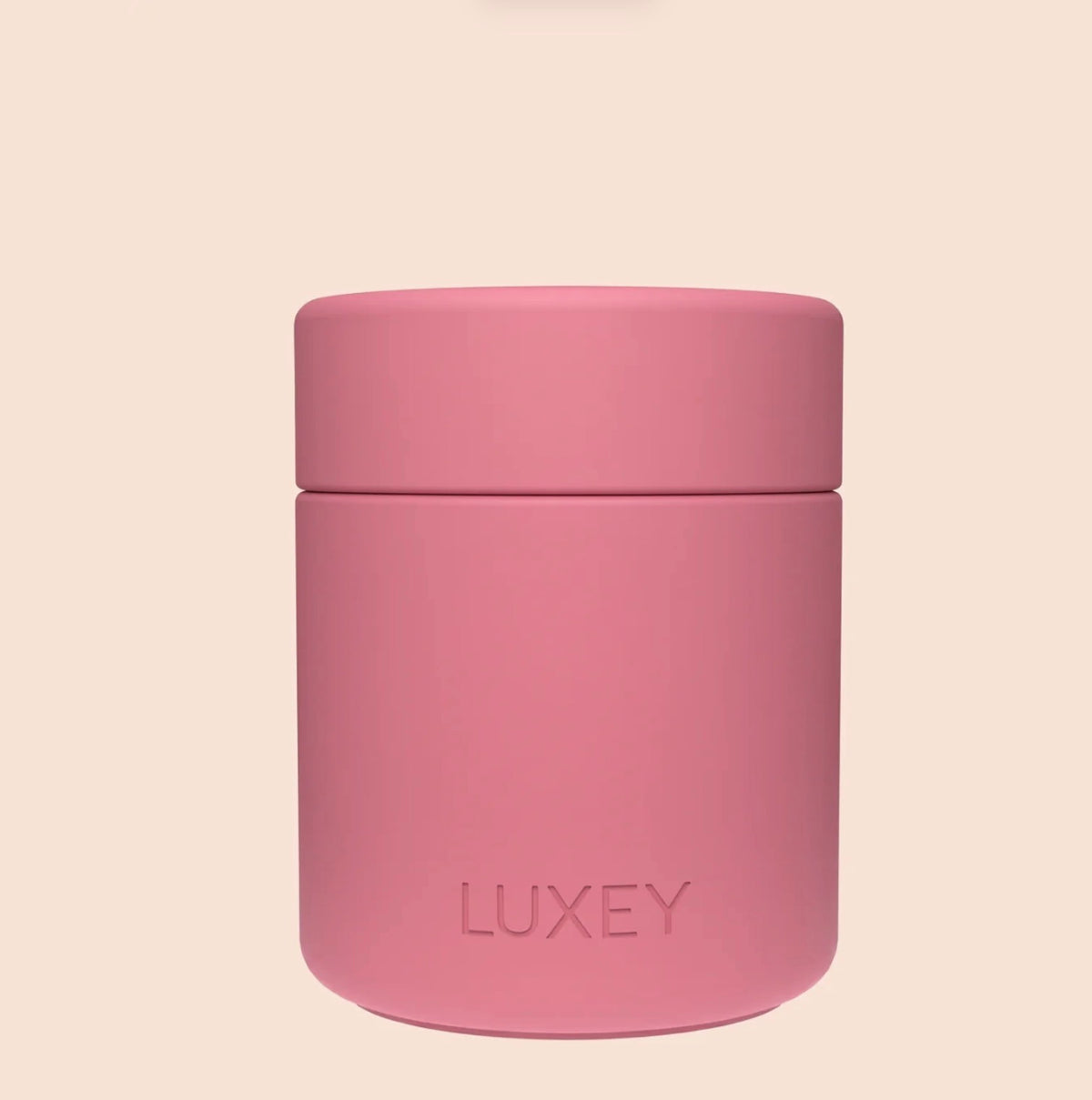LUXEY - MINILUX REUSEABLE GLASS COFFEE CUP 6 OZ | RASPBERRY