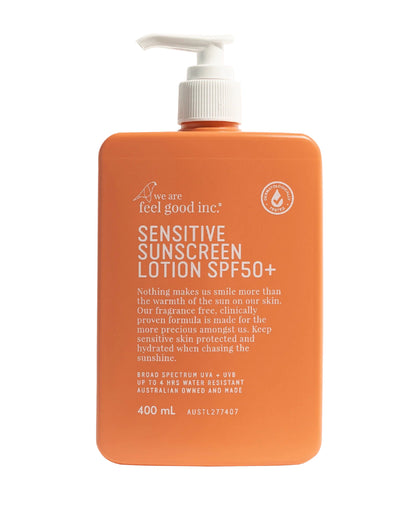 FEEL GOOD INC - SENSITIVE SUNCREEN LOTION SPF50+