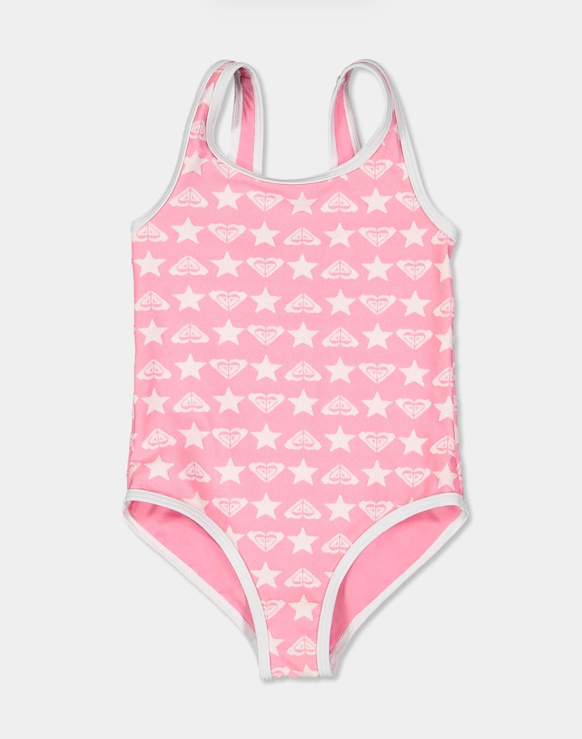 ROXY - SUPER STAR GIRLS SWIMSUIT | PINK CARNATION