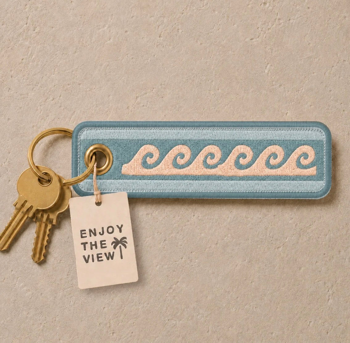 ENJOY THE VIEW KEYRING | WAVE