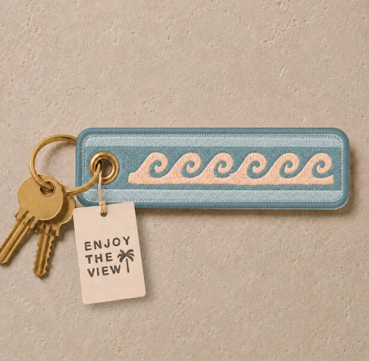 ENJOY THE VIEW KEYRING | WAVE