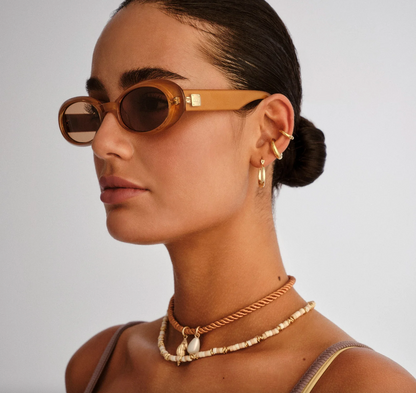 LE SPECS - WORK IT | GOLD PEARL