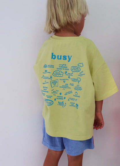 LENN LABEL - BUSY TEE LIME
