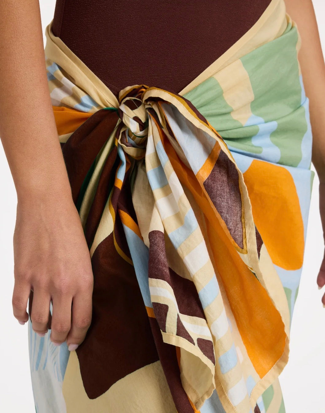ROXY - BELLA SARONG | PEBBLE