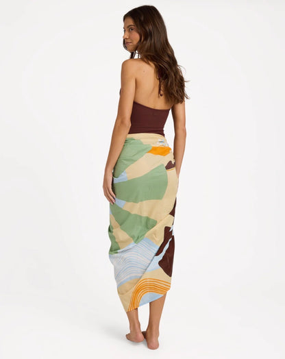 ROXY - BELLA SARONG | PEBBLE