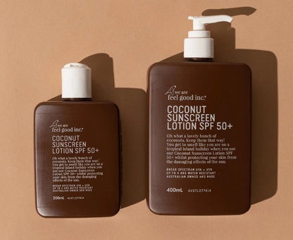 FEEL GOOD INC - COCONUT SUNSCREEN LOTION SPF50+