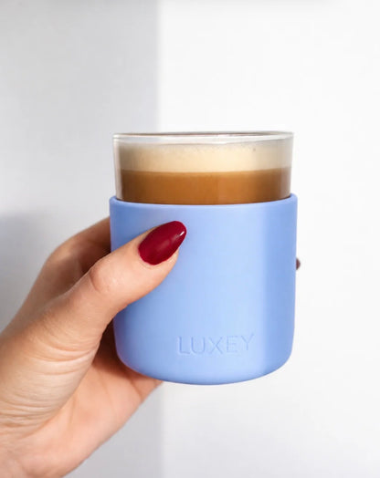 LUXEY - MINILUX REUSEABLE GLASS COFFEE CUP 6 OZ | DAYDREAM